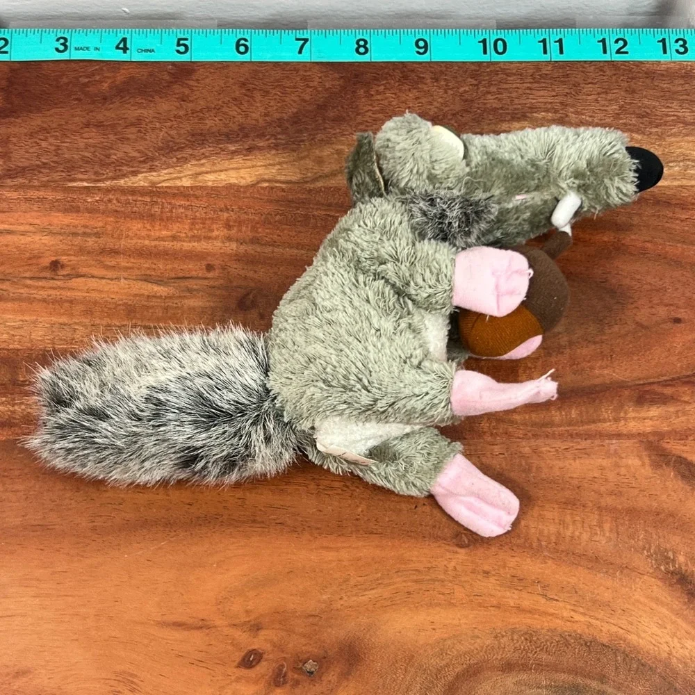 Ice Age Scrat Plush 2002 Jakks Pacific Saber Tooth Squirrel with Acorn 10 inch